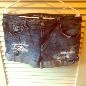 American Eagle jean shorts size 14